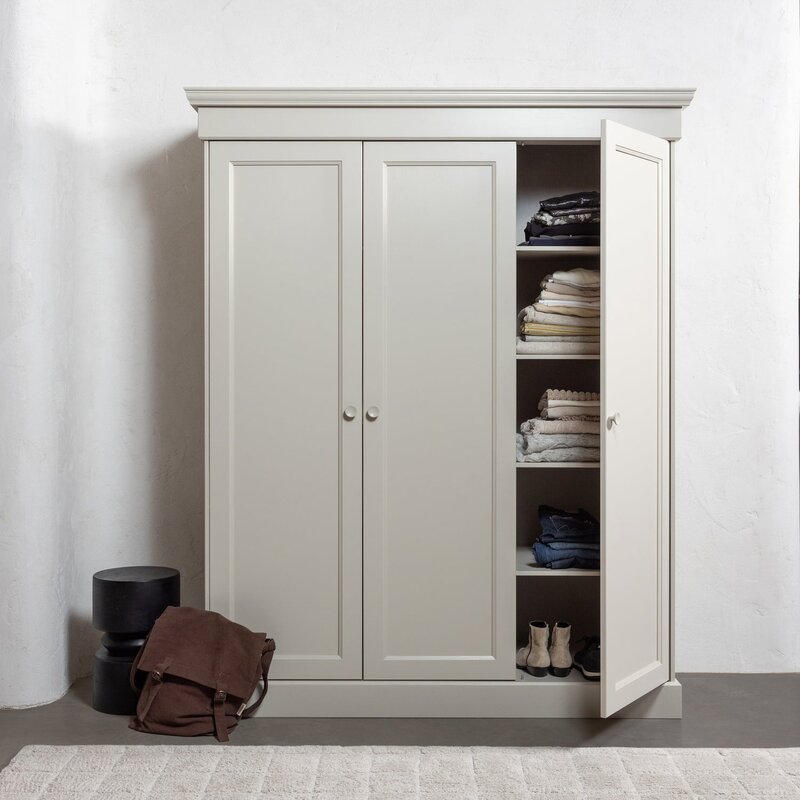 WOOOD-collectie TUVE BIJZETTAFEL HOUT BRUIN/ZWART