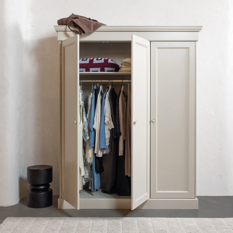 WOOOD-collectie TUVE BIJZETTAFEL HOUT BRUIN/ZWART