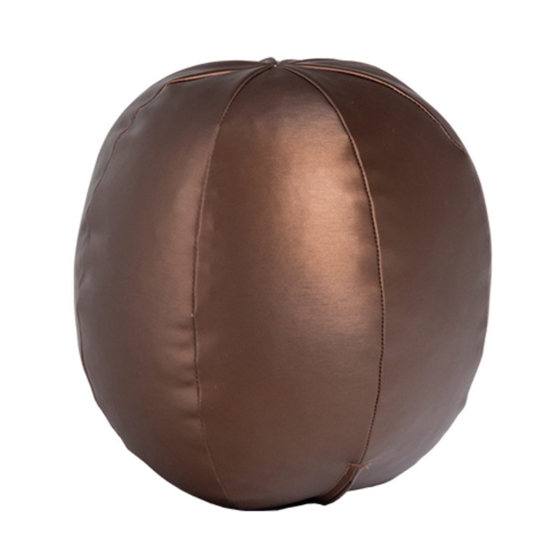 WOOOD-collectie RODEO BAL KUSSEN KLEIN METALLIC WARMBRUIN