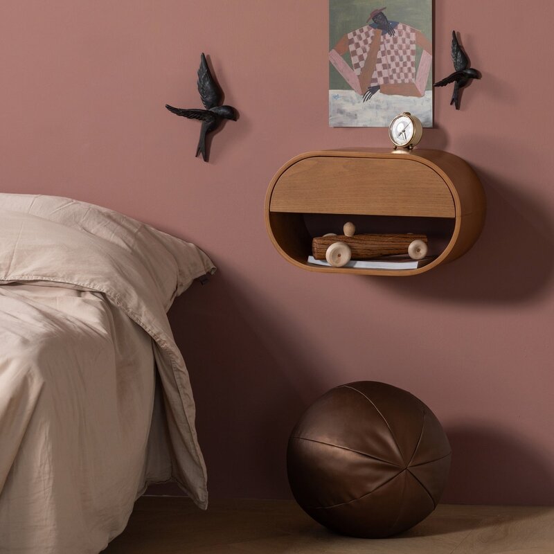 WOOOD-collectie RODEO BAL KUSSEN KLEIN METALLIC WARMBRUIN