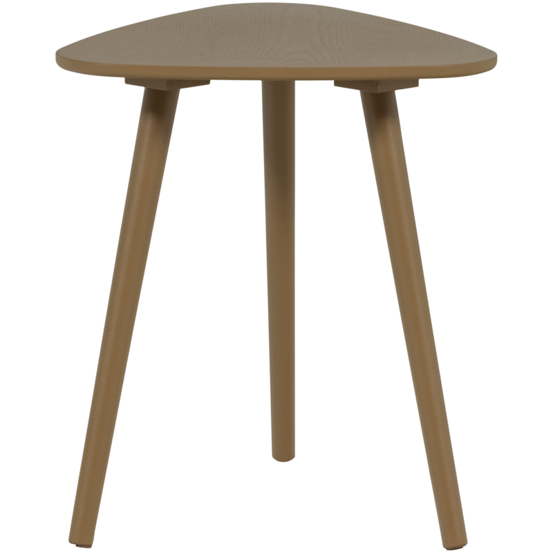 WOOOD-collectie NILA BIJZETTAFELS HOUT MUD - SET VAN 2