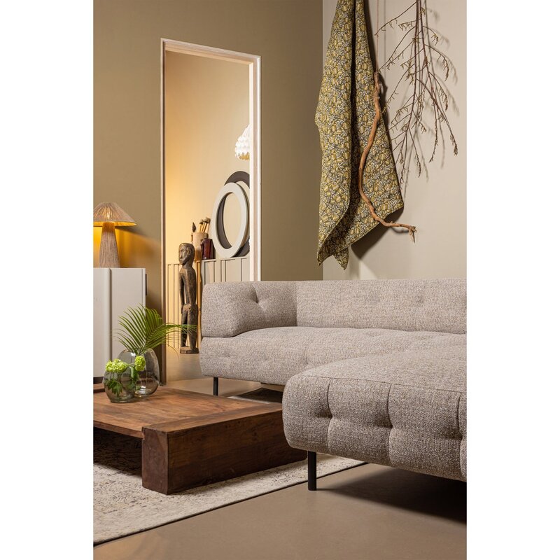 WOOOD-collectie CUNO SALONTAFEL LAAG MANGOHOUT DONKERBRUIN