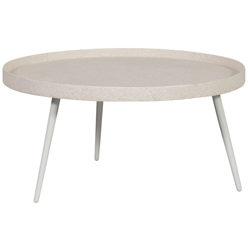 WOOOD-collectie BOUNDS BIJZETTAFEL XL HOUT/METAAL NATUREL 40XO76 CM