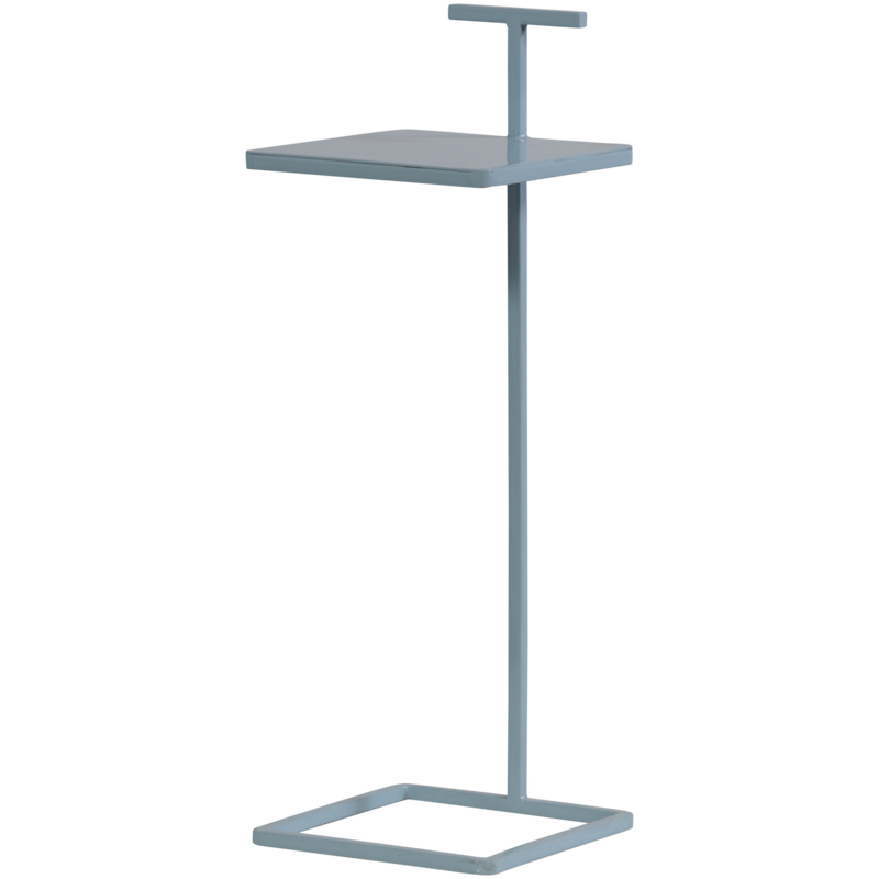 WOOOD-collectie TOSTE BIJZETTAFEL METAAL LICHTBLAUW