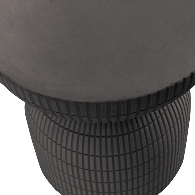 WOOOD-collectie SAMSON BIJZETTAFEL FIBER CLAY COFFEE 44XO37 CM
