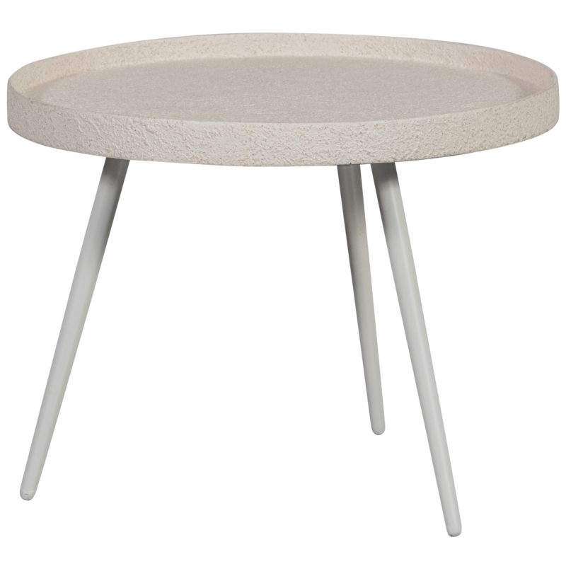 WOOOD-collectie BOUNDS BIJZETTAFEL L HOUT/METAAL NATUREL 44XO58 CM