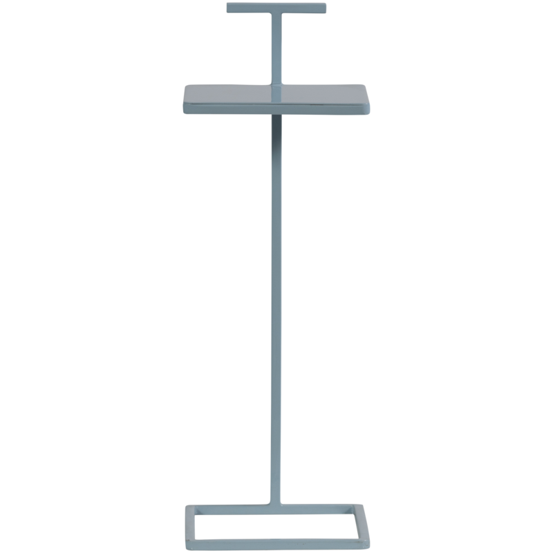 WOOOD-collectie TOSTE BIJZETTAFEL METAAL LICHTBLAUW