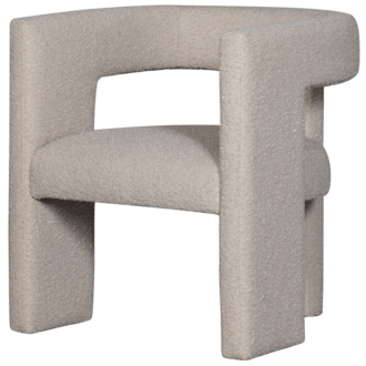 WOOOD TIWA FAUTEUIL BOUCLE BEIGE