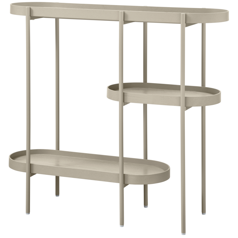 WOOOD-collectie NOAN SIDETABLE HOUT/METAAL ANTIEK BEIGE
