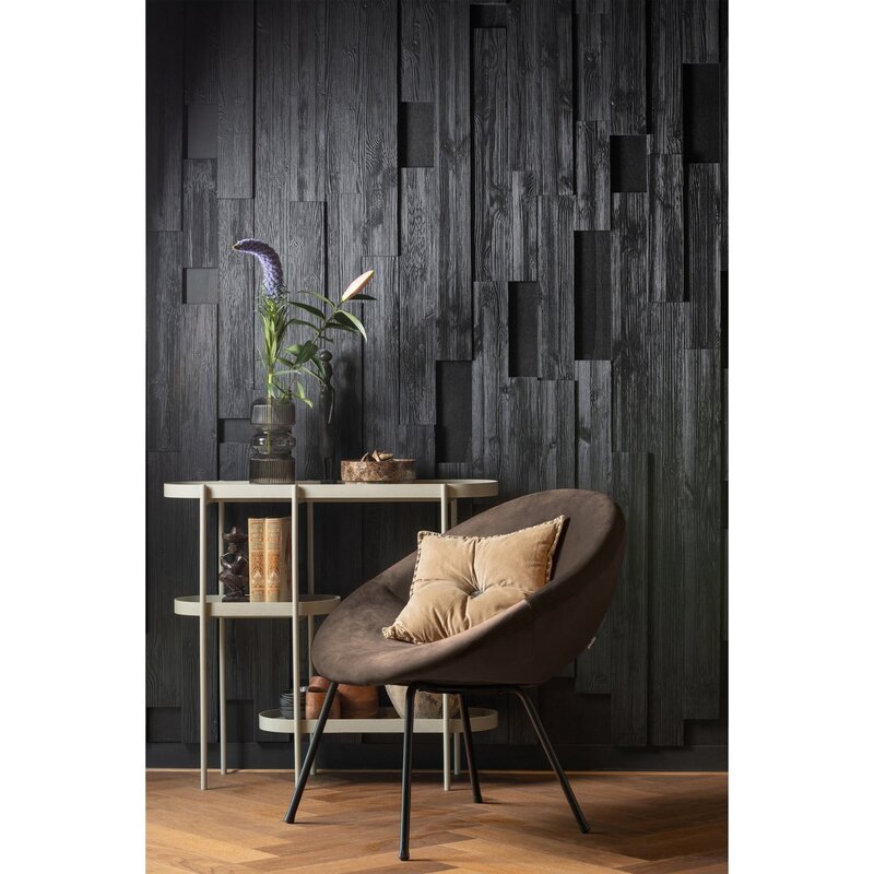 WOOOD-collectie NOAN SIDETABLE HOUT/METAAL ANTIEK BEIGE