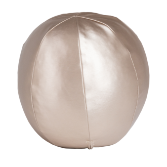 WOOOD RODEO BAL KUSSEN KLEIN METALLIC NATUREL