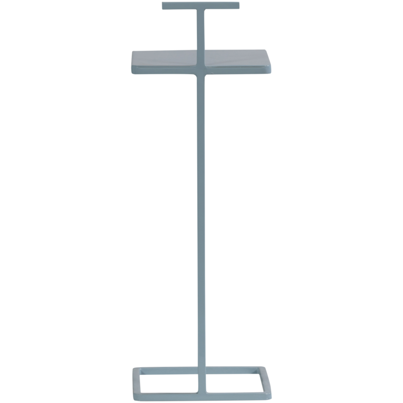 WOOOD-collectie TOSTE BIJZETTAFEL METAAL LICHTBLAUW
