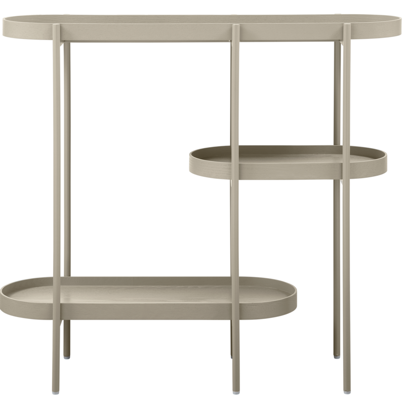 WOOOD-collectie NOAN SIDETABLE HOUT/METAAL ANTIEK BEIGE
