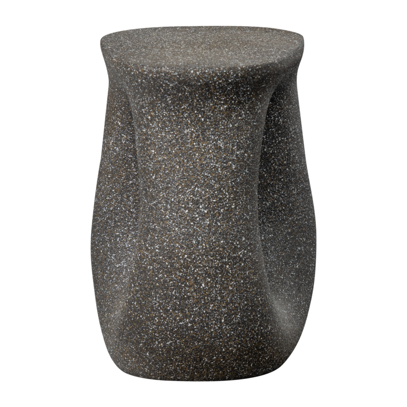WOOOD-collectie MOSON BIJZETTAFEL MET SPIKKELS ZWART