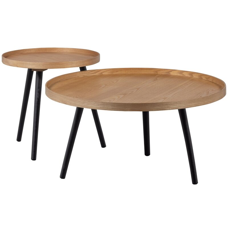 WOOOD-collectie MESA BIJZETTAFEL L HOUT NATUREL 34xO60 [fsc]