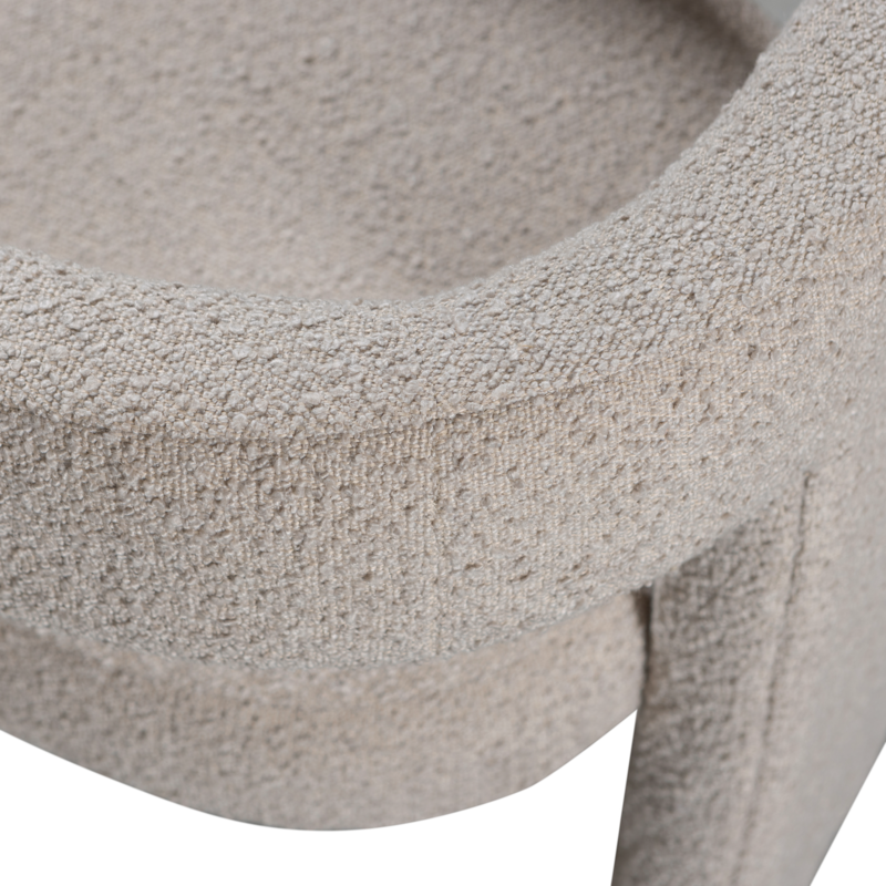 WOOOD-collectie TIWA FAUTEUIL BOUCLE BEIGE