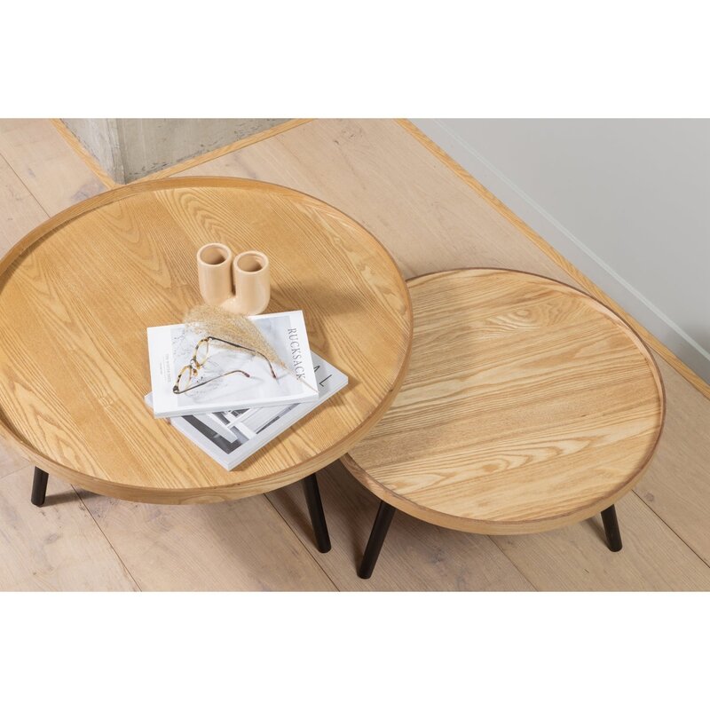 WOOOD MESA BIJZETTAFEL L HOUT NATUREL 34xO60 [fsc]