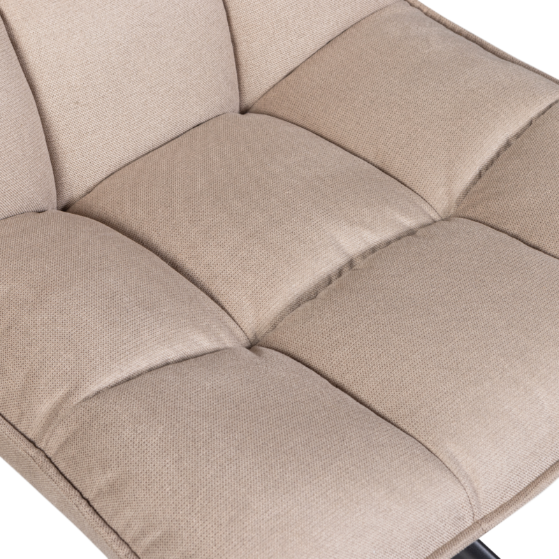WOOOD JOUKE DRAAIFAUTEUIL ZAND [fsc]
