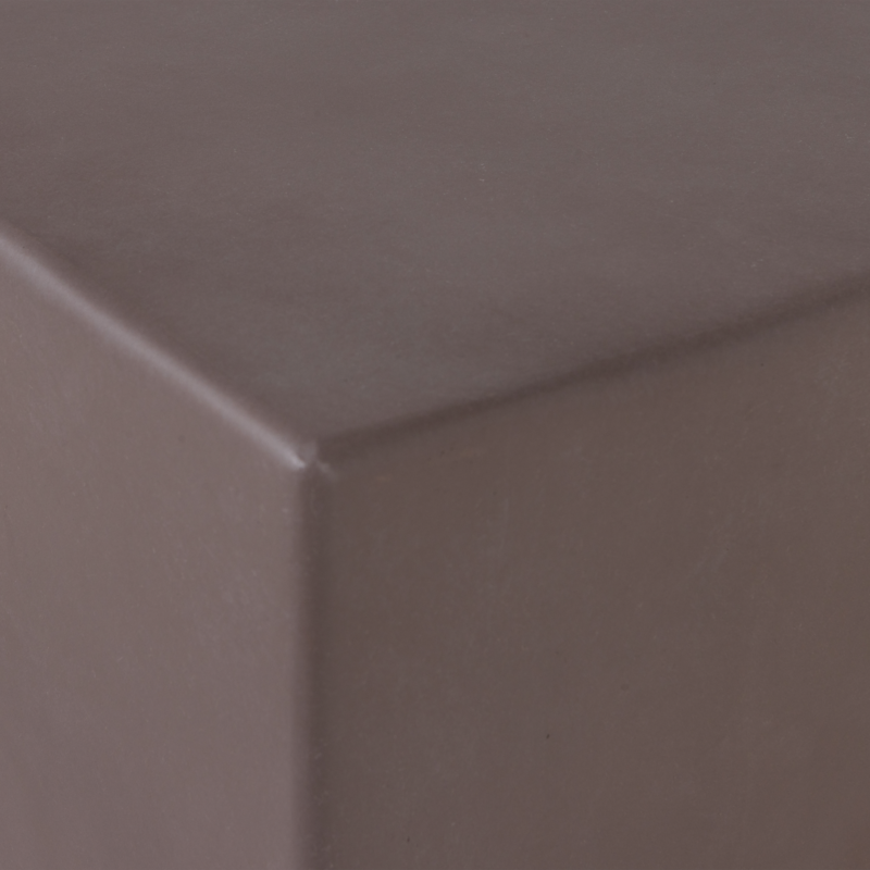 WOOOD ZINA BIJZETTAFEL LAAG CEMENT BRUIN