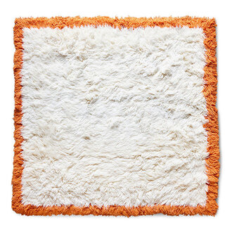 HKLIVING Fluffy vloerkleed 'retro summers' 250x250 cm