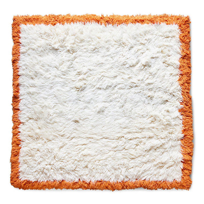 HKLIVING-collectie fluffy square rug 'retro summers' (250x250) - Copy