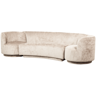 WOOOD COMBI-POPULAR: BANKJE + FAUTEUILS NATUREL