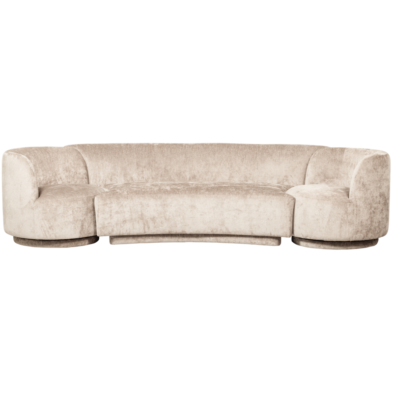 WOOOD-collectie COMBI-POPULAR: BANKJE + FAUTEUILS NATUREL