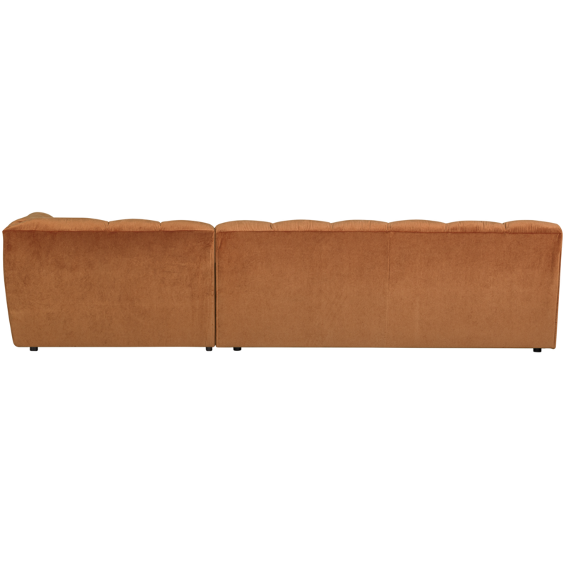 WOOOD-collectie ALLURE CHAISE LONGUE RECHTS VELVET TERRA
