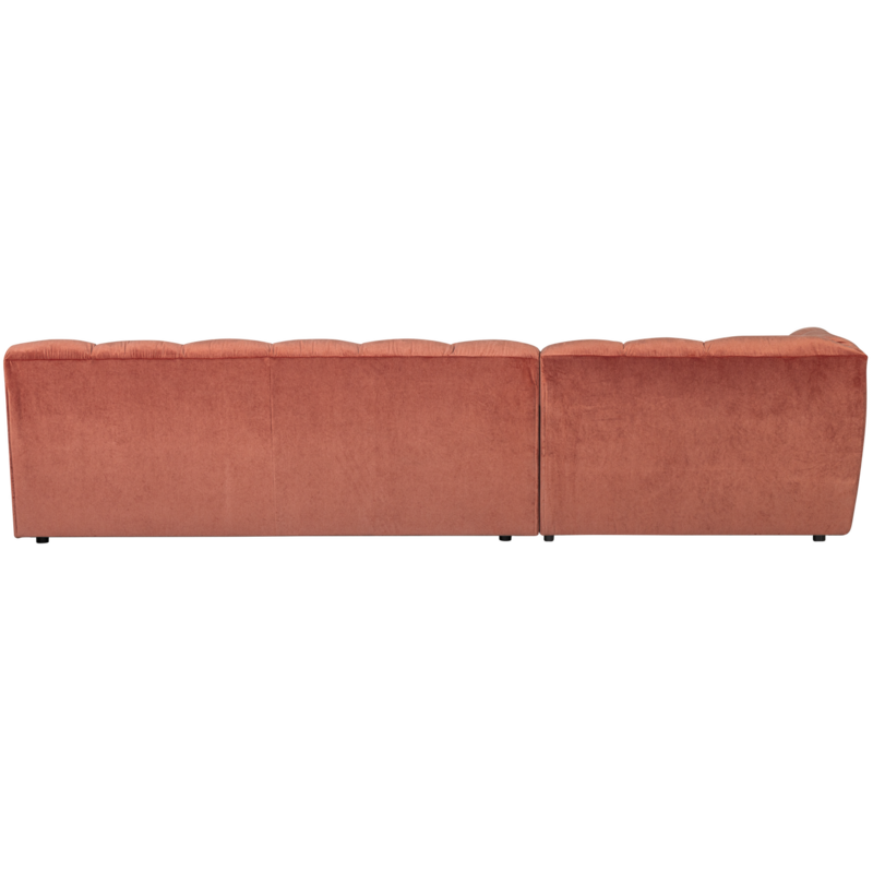 WOOOD-collectie ALLURE CHAISE LONGUE LINKS VELVET BLUSH