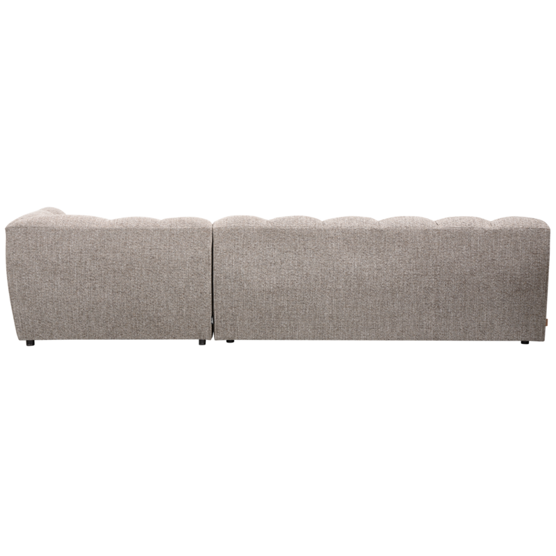 WOOOD-collectie ALLURE CHAISE LONGUE RECHTS GEWEVEN STOF KLEI MELANGE