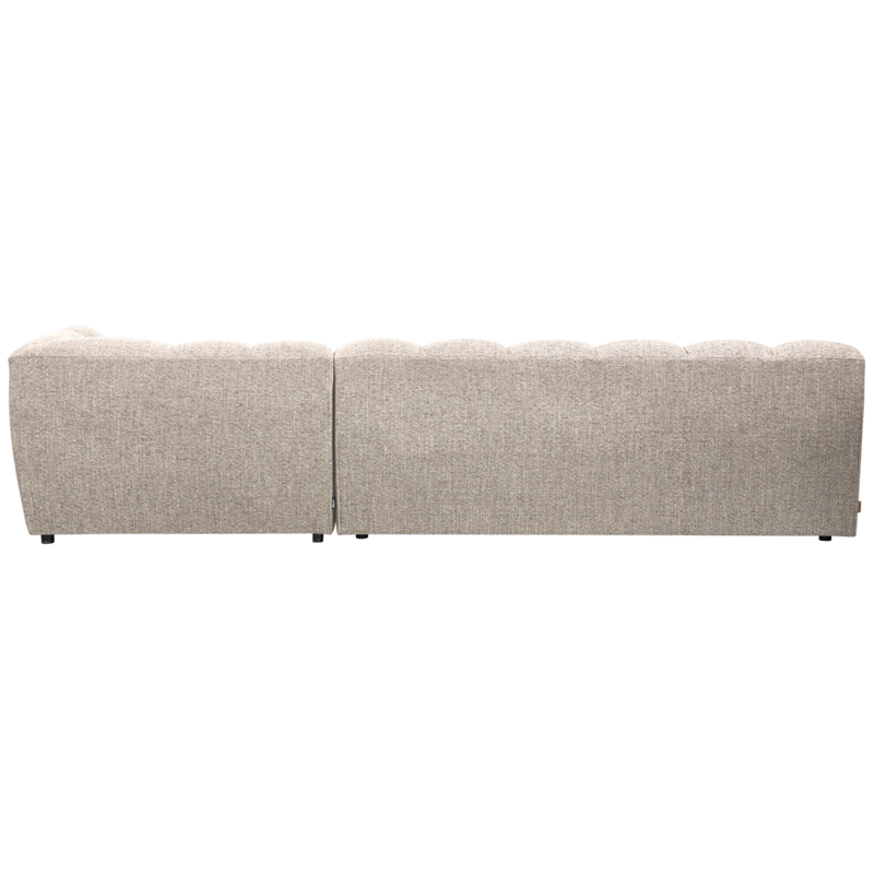 WOOOD-collectie ALLURE CHAISE LONGUE RECHTS GEWEVEN STOF NATUREL MELANGE