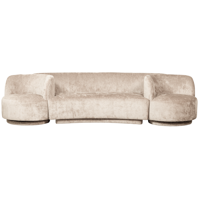 WOOOD-collectie COMBI-POPULAR: BANKJE + FAUTEUILS NATUREL