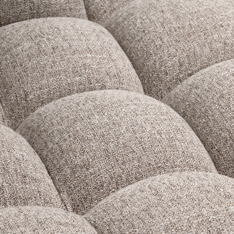 WOOOD-collectie ALLURE CHAISE LONGUE RECHTS GEWEVEN STOF KLEI MELANGE