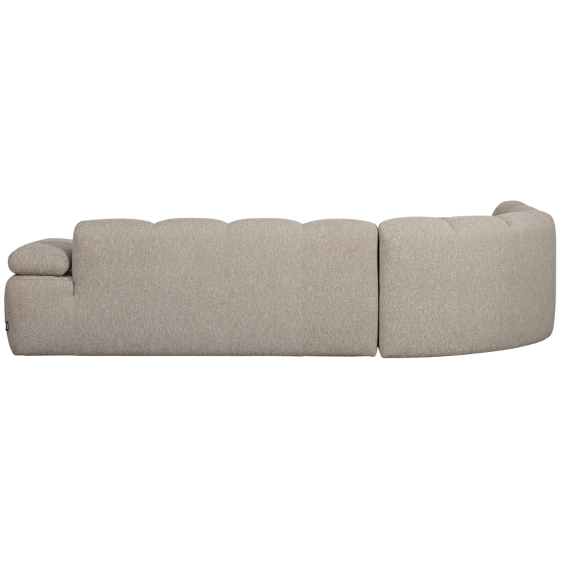 WOOOD-collectie MOJO HOEKBANK LINKS BOUCLE BEIGE MELANGE