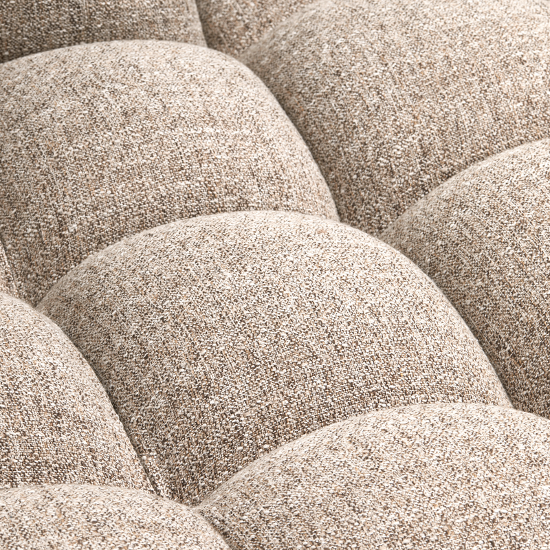 WOOOD-collectie ALLURE CHAISE LONGUE RECHTS GEWEVEN STOF NATUREL MELANGE