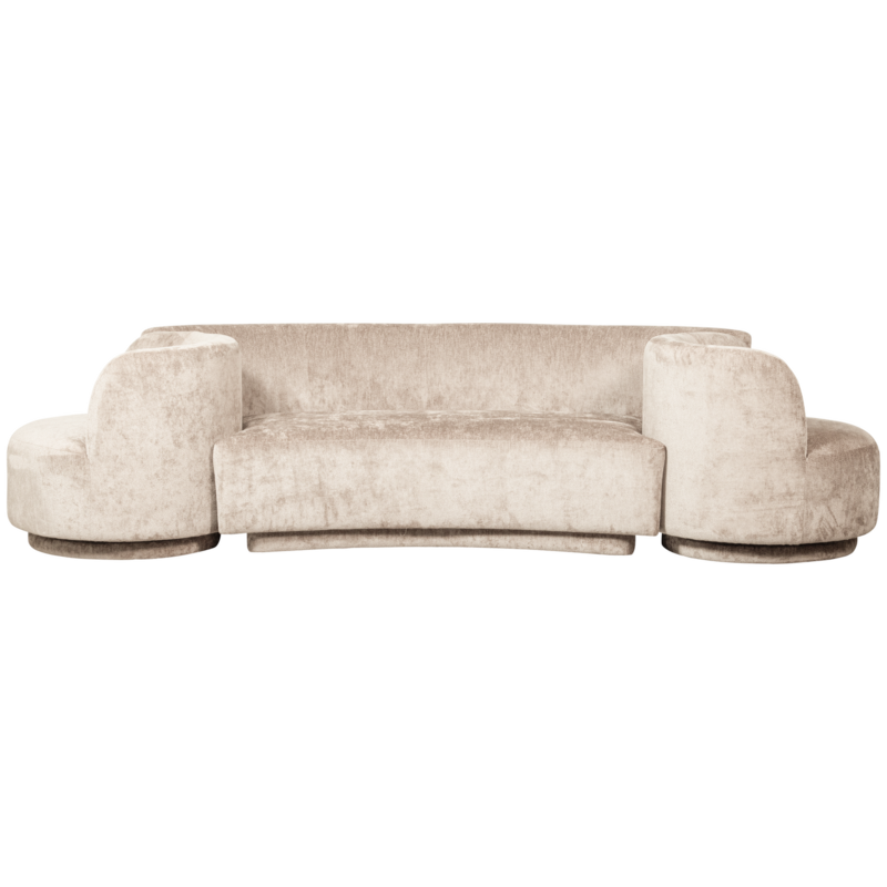 WOOOD-collectie COMBI-POPULAR: BANKJE + FAUTEUILS NATUREL