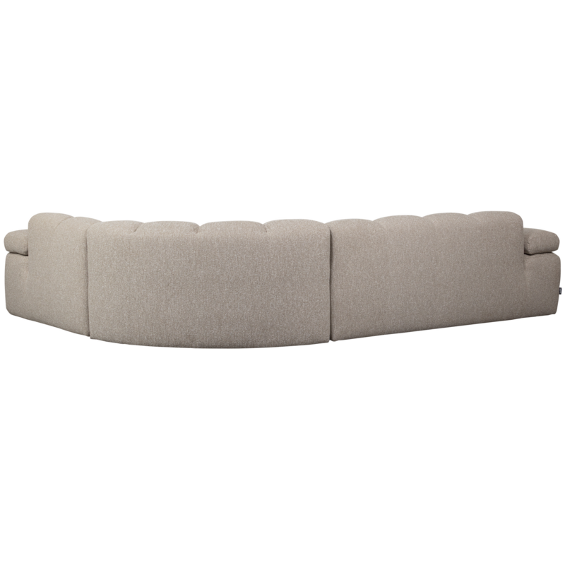 WOOOD-collectie MOJO HOEKBANK RECHTS BOUCLE BEIGE MELANGE