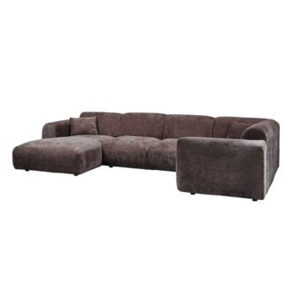 WOOOD CLOUD HOEKBANK RECHTS CHENILLE WARMBRUIN [fsc]