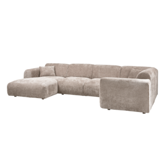WOOOD CLOUD HOEKBANK RECHTS CHENILLE NATUREL [fsc]