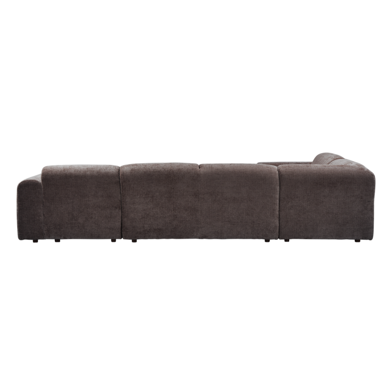 WOOOD-collectie CLOUD HOEKBANK LINKS CHENILLE WARMBRUIN [fsc]