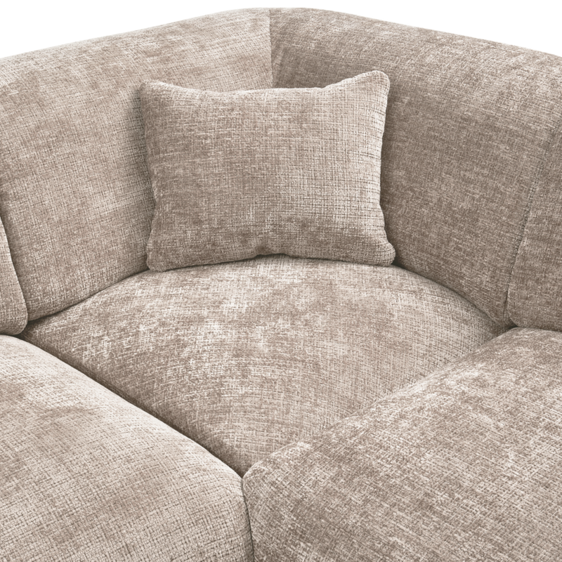 WOOOD-collectie CLOUD HOEKBANK RECHTS CHENILLE NATUREL [fsc]