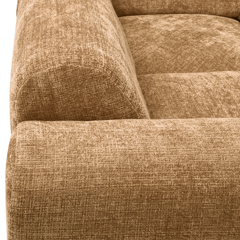 WOOOD-collectie CLOUD HOEKBANK LINKS CHENILLE HONINGGEEL [fsc]