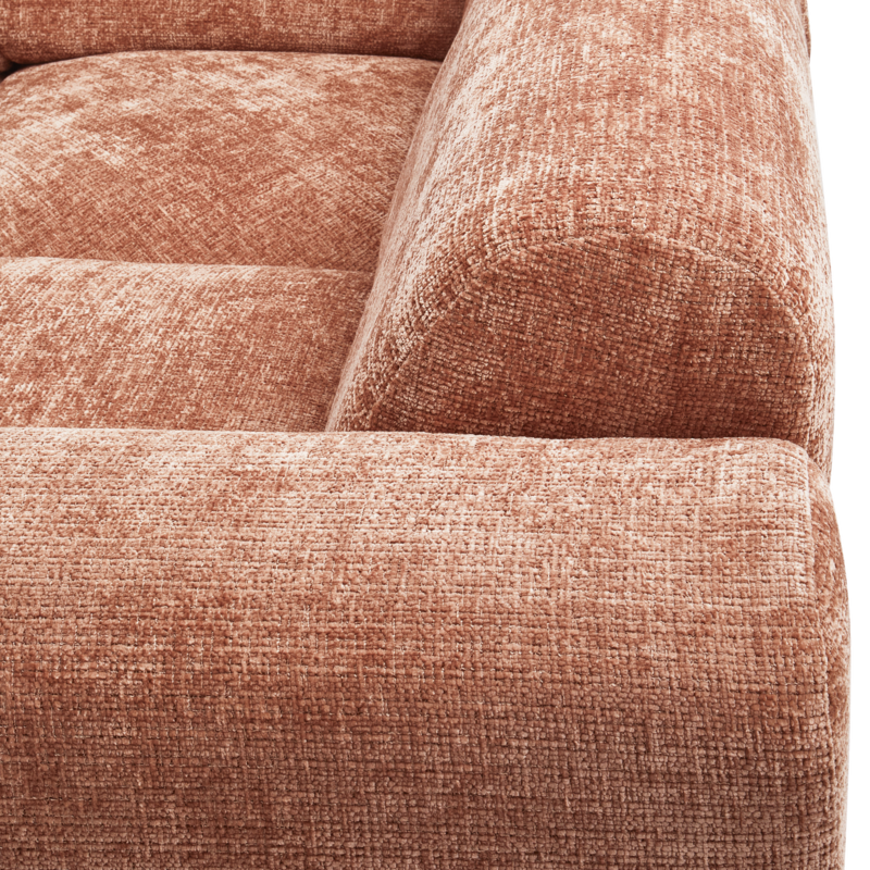 WOOOD-collectie CLOUD HOEKBANK RECHTS CHENILLE TERRA [fsc]