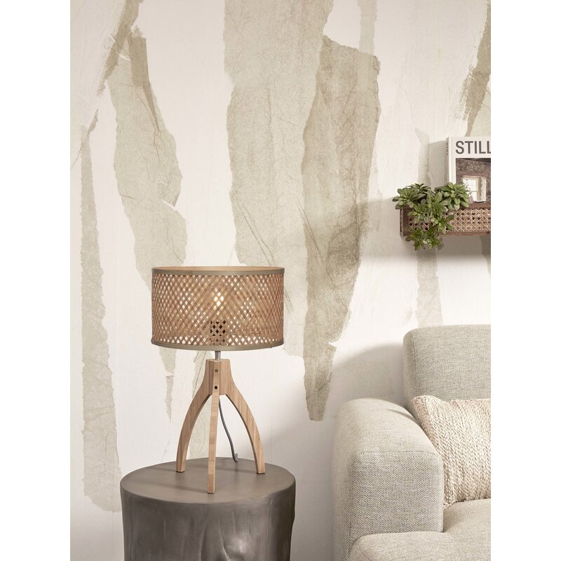 Good&Mojo-collectie Tafellamp Java 3-poot naturel bamboe naturel