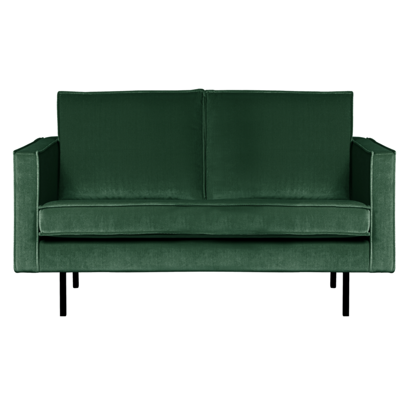 WOOOD-collectie RODEO 2-ZITS BANK VELVET BOSGROEN [fsc]
