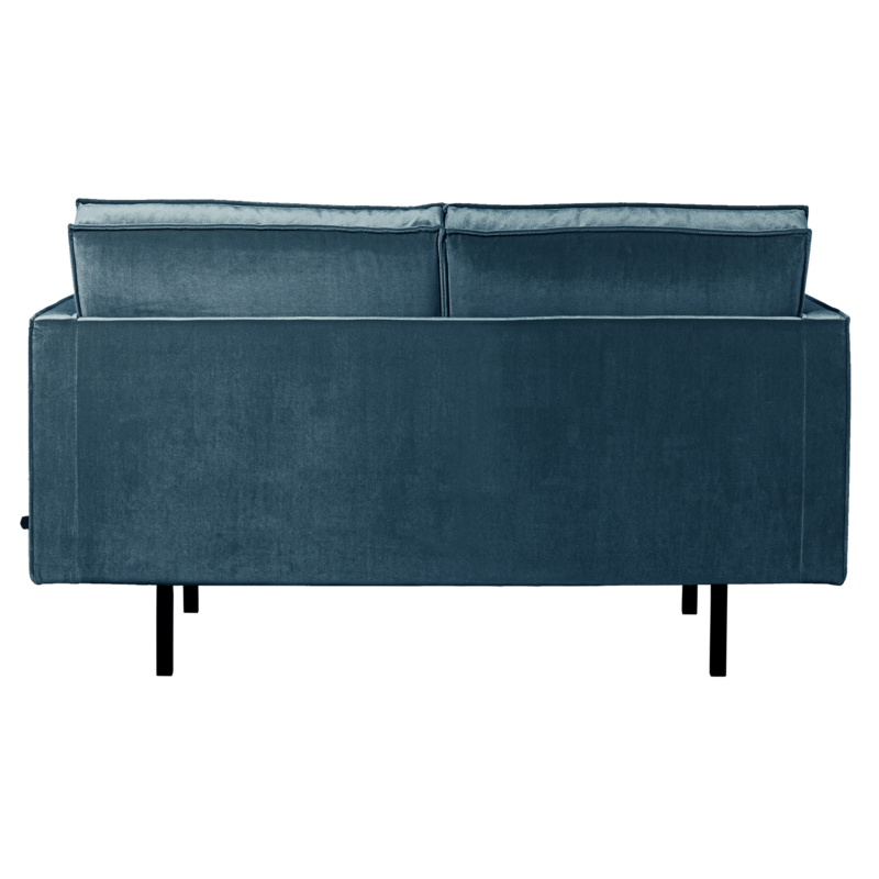WOOOD-collectie RODEO 2-ZITS BANK VELVET BLAUW [fsc]