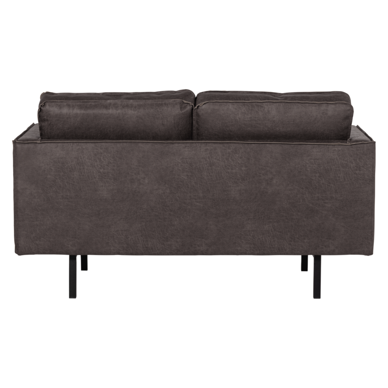 WOOOD-collectie RODEO 2-ZITS BANK ECOLEER ZWART [fsc]