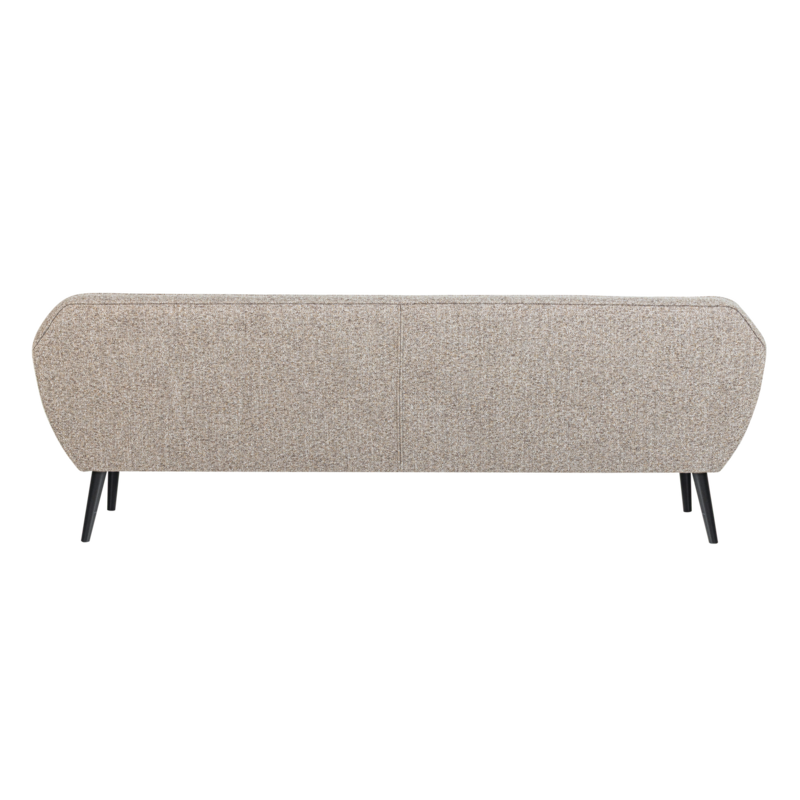 WOOOD ROCCO XL BANK 230 CM GEWEVEN STOF BRUIN MELANGE [fsc]