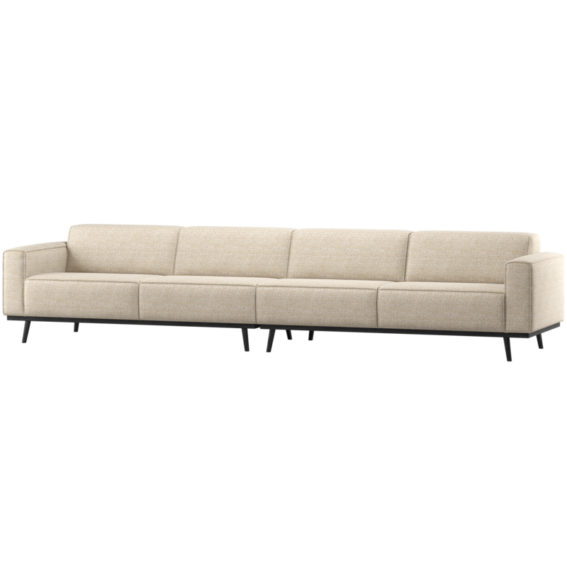 WOOOD-collectie STATEMENT XL 4-ZITS BANK 372 CM BEIGE MELANGE
