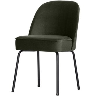 WOOOD VOGUE EETKAMERSTOEL VELVET DONKERGROEN (set of 2)